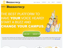 Tablet Screenshot of buzzocracy.com
